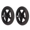 2Pcs Wheelchair Wheel 6.5in Rubber Low Noise Walker Caster Replacement Part for Rollator