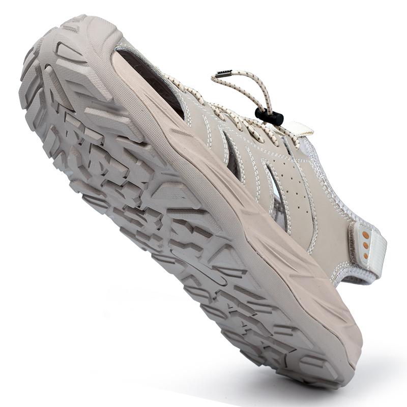 Летние мужские сандалии ручной работы из дышащей сетки, повседневная обувь