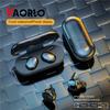 VAORLO Y30 TWS Fingerprint Touch Bluetooth 5.0 Earphones Wireless 4D Stereo Headphones Active Noise Cancelling Gaming Headset