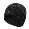 Adult Unisex Fully-jewelled Hat  Comfort Warm Winter Knit Hat For Outdoor Sport Ski Cap