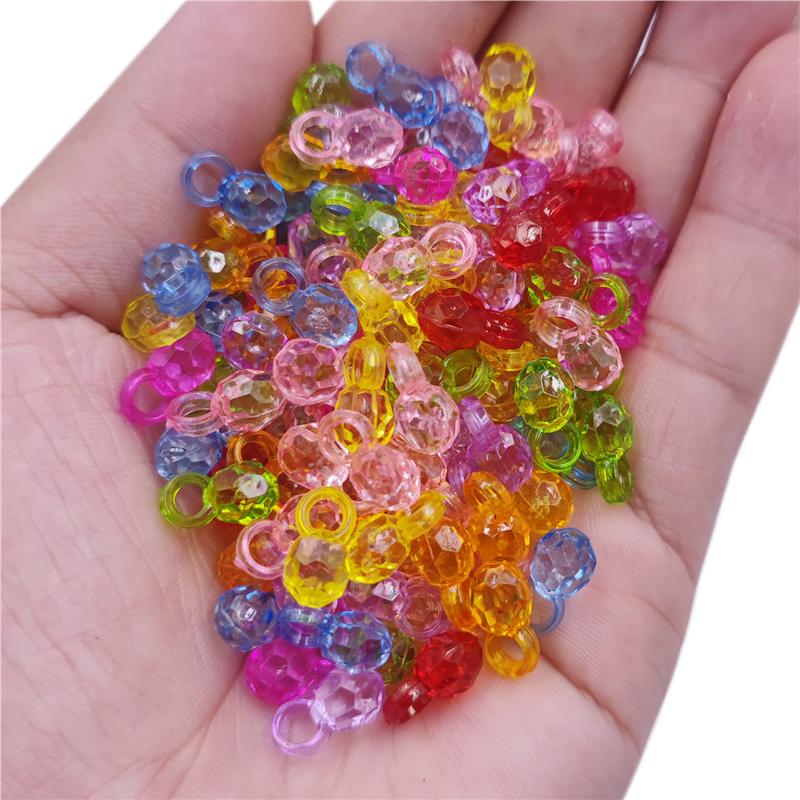10-40Pcs Leaf Star Flower Transparent Beads DIY for Jewelry Making Necklace Bracelet Making