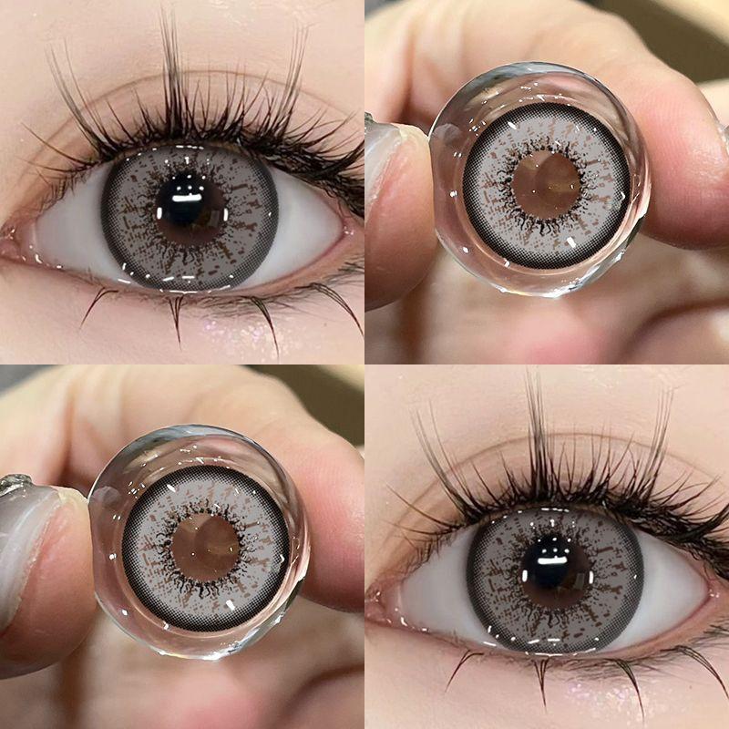 MillCreek 2 шт. мягкие цветные контактные линзы для косплея на Хэллоуин, красные контактные линзы для ежегодного использования 0,00