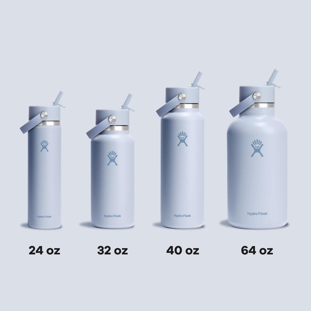 Stainless Steel Bottle Wide Mouth Flex Straw Wide Mouth Flex Straw 32oz 946ml Surf Thermal Insulated Water Bottle Japanese (Authentic Product)