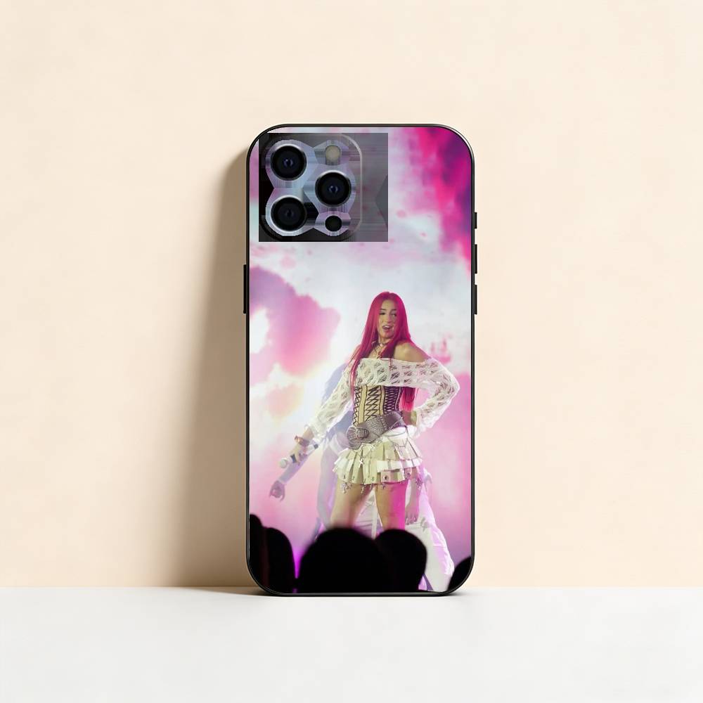 Singer D-De La R-Rose Phone Case For iPhone 17, 16,15,14,13,12,11 Plus,Pro Max, Others Soft Black Cover