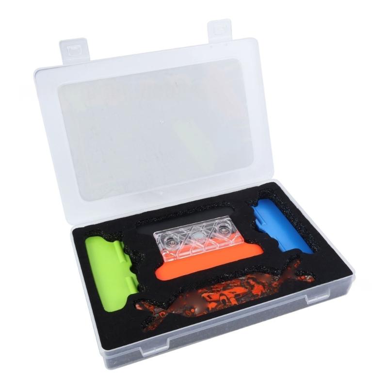 Double Sided Magnetic Scraper Blades With Quick Change System For Automotive Tint Vinyls Installation And DIY Projects