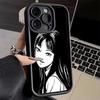 Чехол для телефона iPhone 17 Air 16E 15 16 Pro Max Японский Хоррор Аниме Чехол 14 Plus 13 12 Mini Мягкий Силиконовый Fundas