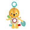 Bright Starts Light Up Music Plush Lion [0 Months and Up] Fingertip Educational Hand Play Stroller Toy 12952