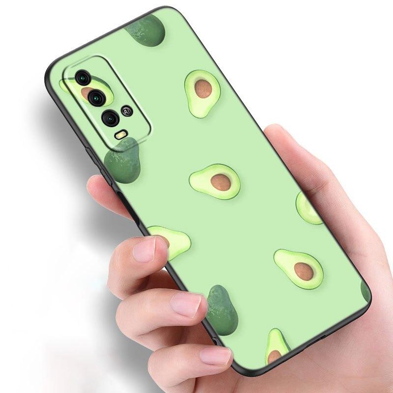 Летний чехол для телефона с фруктовой вишней для Xiaomi Redmi Note 10 9 Pro Max 10S 10T 9A 9C 9S 9T 8A 8T 8 7 Pro, мягкий черный чехол из ТПУ