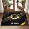 Boston Bruins Design Crystal Velvet Rug Soft Decorative Mat for Bedroom Entrance