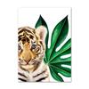 Diy Painting 5d Plant Diamond Leaf Lion Zebra Giraffe Elephant Diamond Painting Animal Diamond Embroidery Kids Gift Home Decor