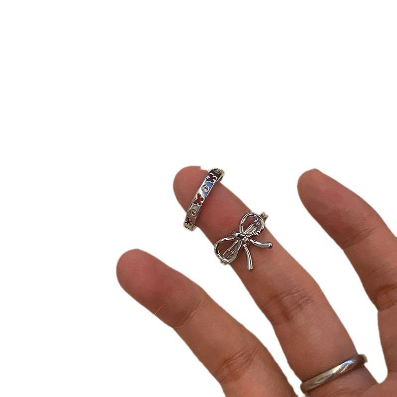 Дизайн Sense Милое кольцо-бабочка Женское Изысканное Элегантное Легкое Роскошное Индивидуальное Модное Тенденция Темперамент Универсальное Кольцо Кольцо