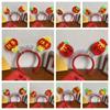 Cartoon 2025 New Year Headband Red Hairband Festive New Year Headwear Snake Year Headband  Men