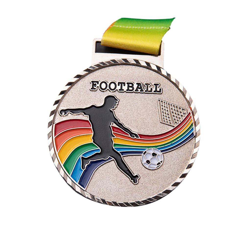 Практичные футбольные медали Награда победителю Золотые Серебряные Медные Футбольные Спортивные Памятные медали Футбольные Аксессуары