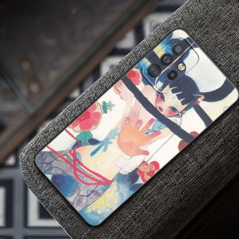 Чехол для телефона Aya takano для Samsung Galaxy A12 A22 A31 A32 A50 A51 A70 A71 A72 A11 A21S A02S A10S A20S A30S A52 S 5G черный чехол