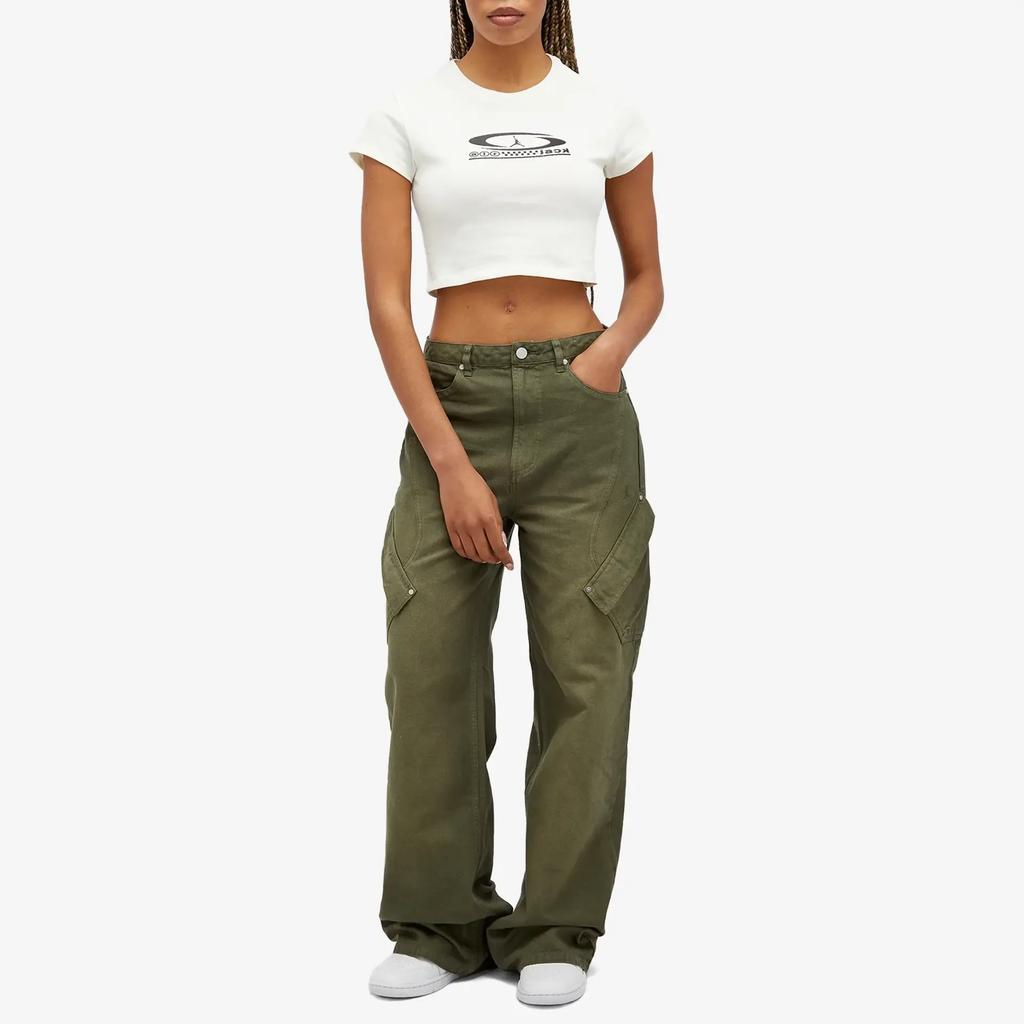 Air Jordan X Travis Scott Slim T-Shirt Sail Women Tops Cream FQ7805-133