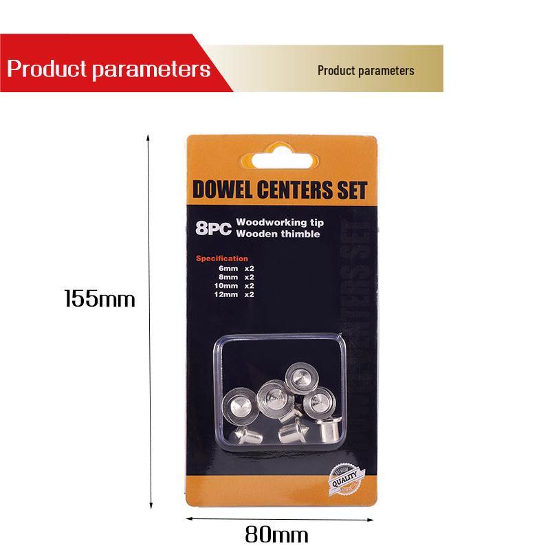 4-Piece Woodworking Dowel Center Punch Set