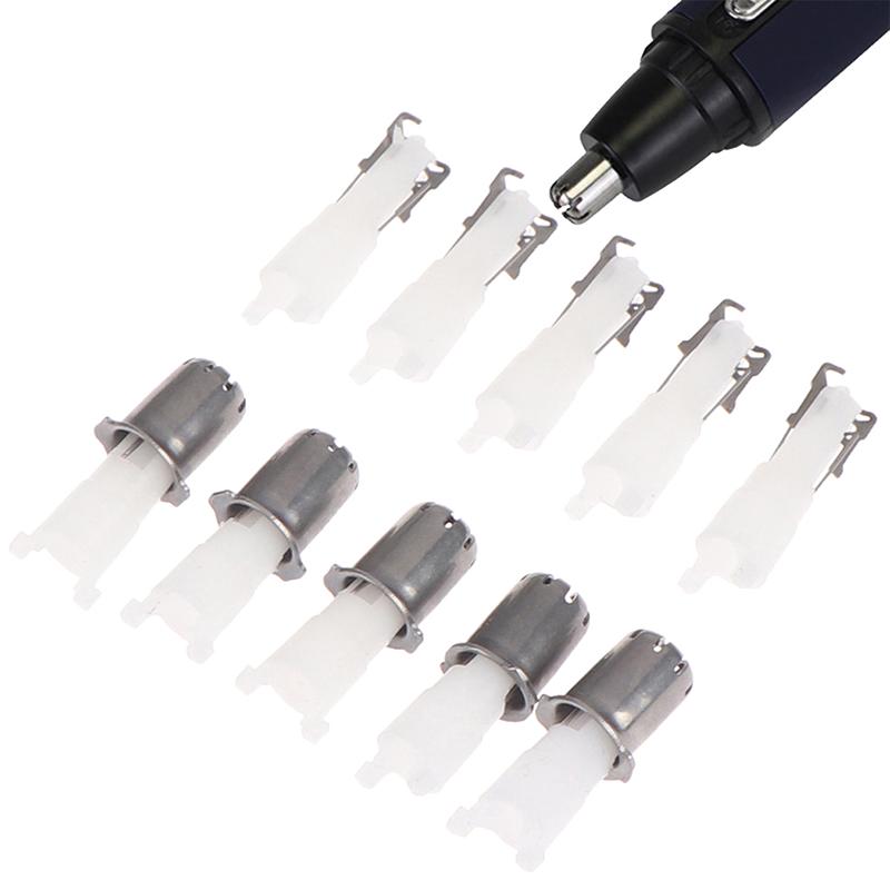 5 шт. Машинка для стрижки волос в носу, триммер для носа, сменная головка, электробритва 3-в-1