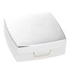 Mini Contact Lens Holder Eye Care Lenses Container Case Portable Mirror Box White