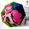 My Little Pony, Автоматический складной зонт «Дружба» с прочным железным каркасом, Компактный портативный зонт для путешествий, Всесезонное использование, Вечеринки 0807057