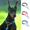 Nylon Dog Slip Pinch Collar Metal Dog Leash Necklace Practical Dog Training Collar  Training