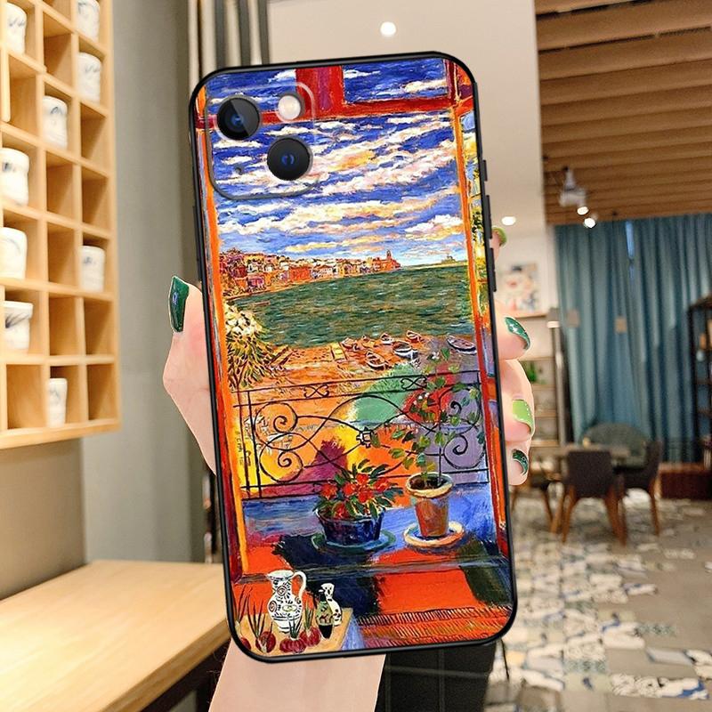 Чехол для телефона 'Масло Матисса' для iPhone 13 Pro Max 16 15 11 12 14 17 Pro Max mini 15 16 Plus 16e 17 Air Cover