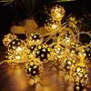 Metal Ball Light for Decoration - 5m, 10LED, Ball LED Light String Lights for Home Decoration, Christmas Lights for LED Lights
