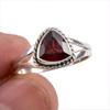 Натуральный гранат драгоценный камень ручной работы 925 пробы серебро подарок кольцо S.9 M9z33
