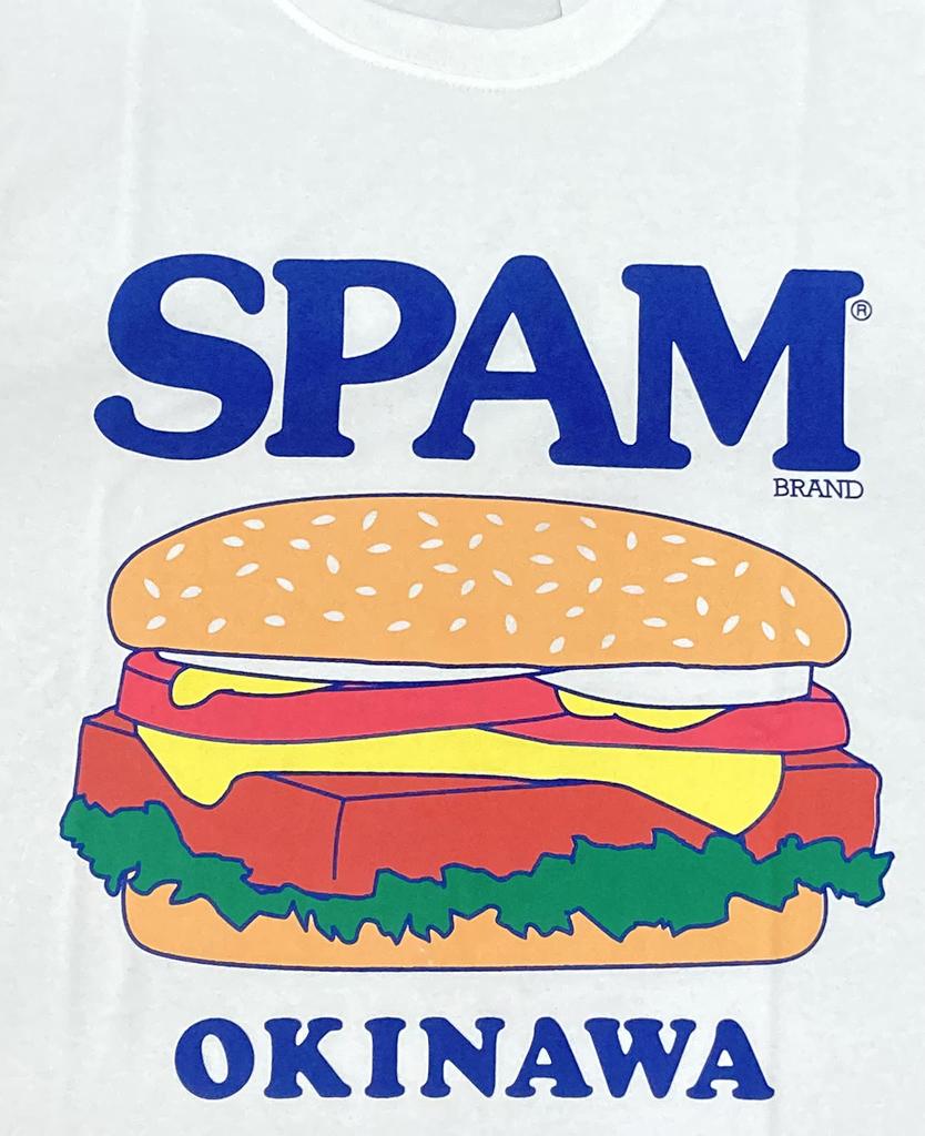 Футболка SPAM Okinawa Berger, эксклюзив Окинавы, носил Фува-тян (Размер L)