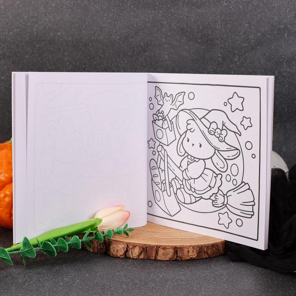 Жуткие моменты: Том. 2 Раскраски для взрослых и подростков с милыми жуткими существами в уютные моменты для релаксации