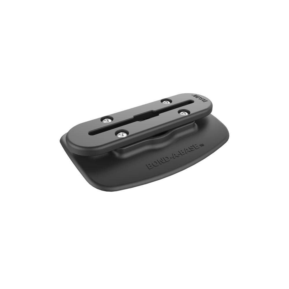 RAM MOUNTS База Bond A с верхней планкой, черная, для загрузки, 5,25 дюйма, RAP-398-BLK-TRACK-AU,