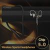 BX-03 беспроводные наушники CVC с шумоподавлением, высокой точностью, легкие, совместимые с Bluetooth5.0, HiFi, спортивные наушники-вкладыши с шейным ободом для фитнеса