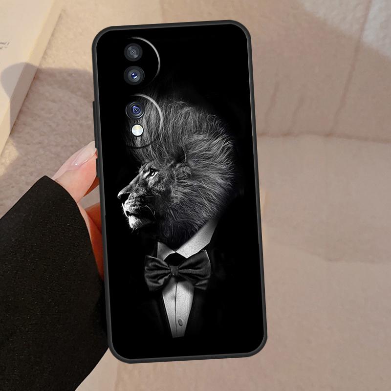 Мужской костюм рубашка галстук для Honor 90 70 50 Lite Magic 5 Pro 8X 9X чехол для телефона Honor X8a X9a X7a X6a X9 X7 X8 X9b