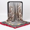 Spring/Summer New Women'S Silk Scarf 90 * 90cm Simulated Silk Twill Square Scarf Fashion Printed Large Square Scarf Professional Scarf