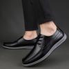 Модная Роскошная Мужская Обувь из Натуральной Кожи Повседневная Плоская Деловая Обувь Бренд Шнуровка Дизайнерская Обувь Инструментальная Обувь Удобная Мягкая Обувь для Ходьбы