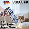 Новый оригинальный беспроводной мощный пылесос 30000pa Бесщеточный портативный мини-мощный пылесос для очистки домашнего автомобиля ручной фен