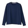 Venex Standard Long Sleeve Crew Neck Size for General Medical Devices Women's Dry+ T-Shirt, Navy, M,