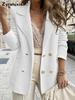 Женский Блейзер Жакет Пальто Business Casual Осень Зима Новинки