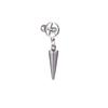 1Pcs Stainless steel conical pendant simple earrings stainless steel ear studs