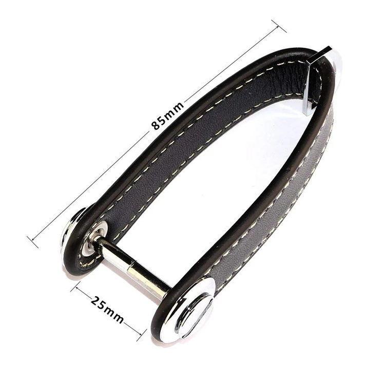 Креативный брелок и устройство для хранения ключей с кожаным чехлом для ключей для мужчин и женщин