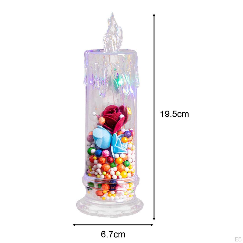 Preserved Roses Eternal Handmade with Colorful Lights Romantic Gift Home Decor for Teachers Her Kids