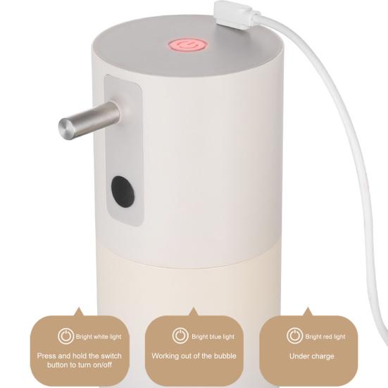 Автоматический сенсорный дозатор мыла с технологией водонепроницаемости IPX5, бесконтактный дозатор мыла с функцией вспенивания, работающий от аккумулятора