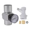 Water Pressure Reducing Valve 0?60PSI Stainless Steel Pressure Regulator Multifunctional Hose