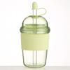 430/630 мл Чашка с крышкой и соломинкой Портативная большой вместимости Чашка для кофе, молока, чая в стиле Инс, Чашка для воды, Кружка для сока для офисных работников