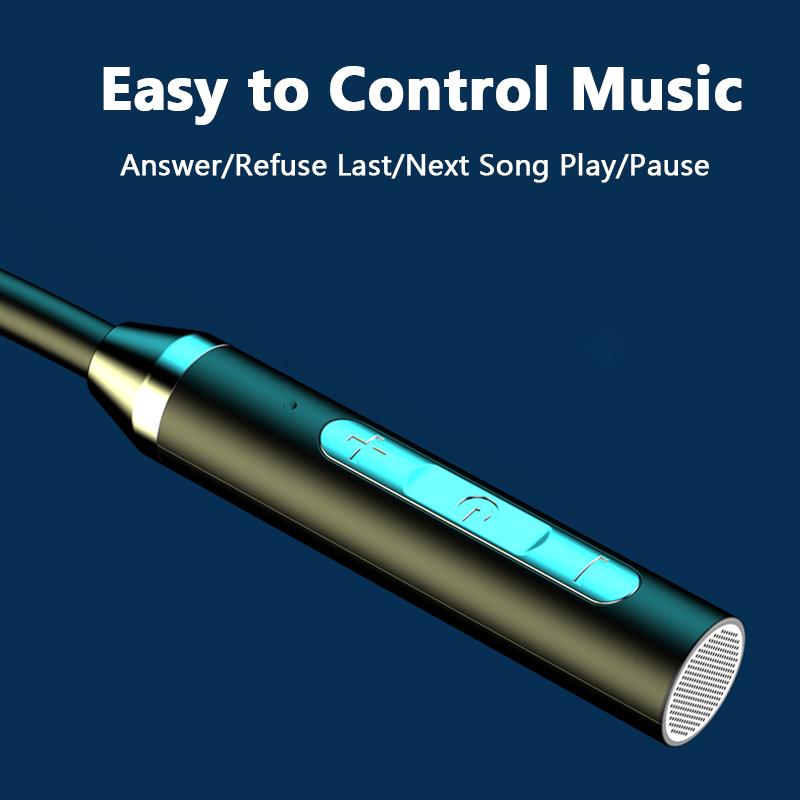 VAORLO Bluetooth 5.0 Наушники с низкой задержкой для спортивной гарнитуры Большая емкость Стерео HiFi Музыка для всех смартфонов