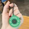2025 New Barbell Keychain Silicone Dumbbell Keychain Gym Gifts For Gym Lovers Fitness Trainer Gift Backpack Car Key Pendant