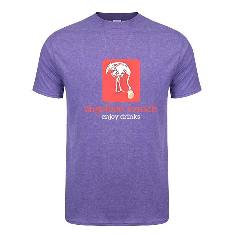 Unisex Engelbert Rausch Enjoy Drinks T Shirt Summer Graphic Funny Parody Beer Tshirts Short Sleeve Cotton Unisex Clothes Tops DY298