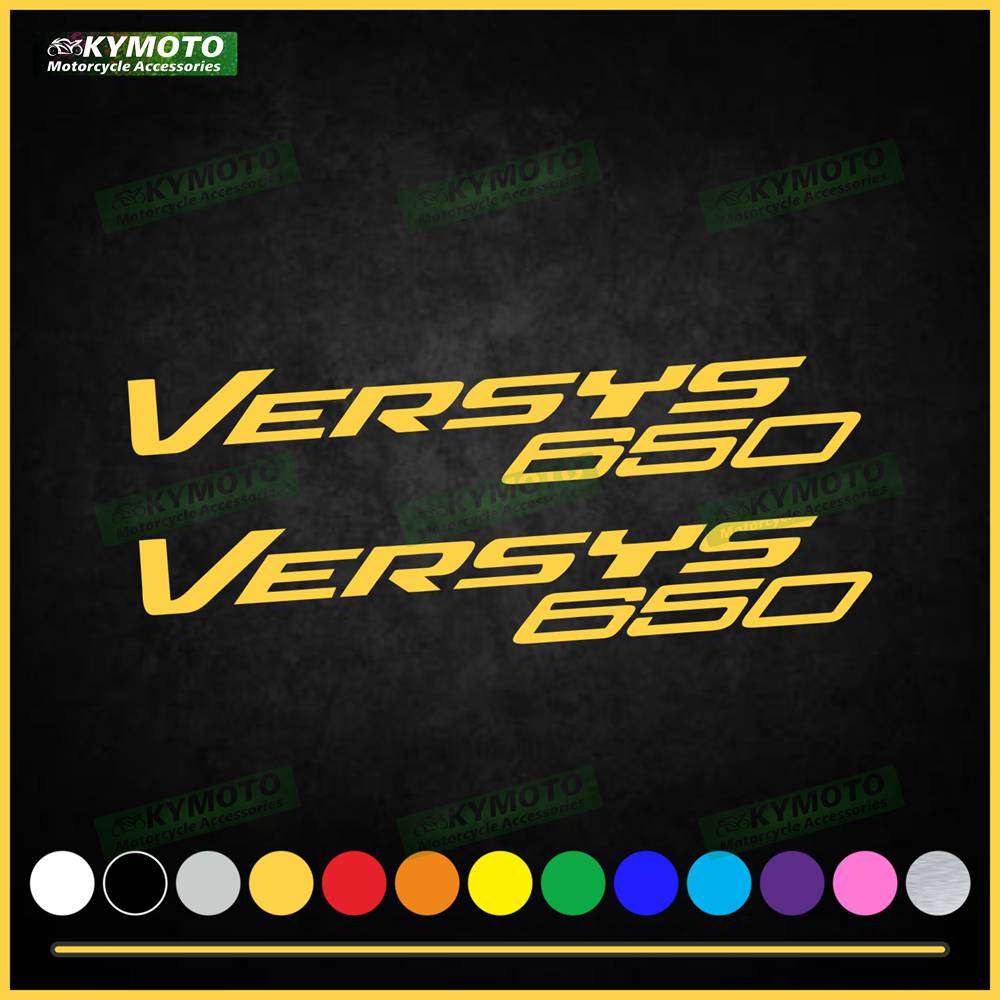 For versys650 versys 650 motorcycle accessories decals fairing decoration helmet fuel tank engine logo reflective sticker