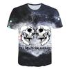 Summer Men's T-shirt 3D Print Loose Round Neck Short Sleeve Tops Men