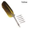 Supplies Creative Stationery Writing Tools With 5pcs Nib Ink Pen Feather Pen Fountain Pen Signature