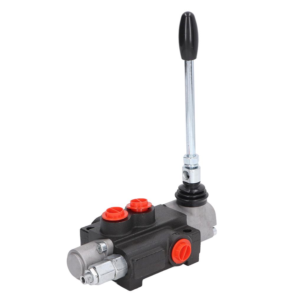 Комплект гидравлического клапана управления потоком, 1 золотник, двустороннего действия, с регулируемой предохранительной планкой, ручка управления